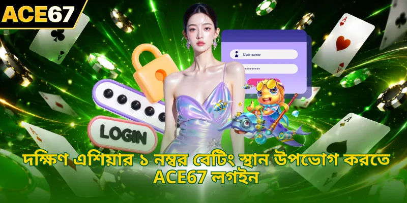দক্ষিণ এশিয়ার ১ নম্বর বেটিং স্থান উপভোগ করতে ACE67 লগইন