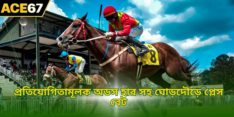 প্রতিযোগিতামূলক অডস হার সহ ঘোড়দৌড়ে প্লেস বেট
