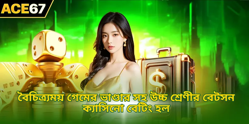 বৈচিত্র্যময় গেমের ভাণ্ডার সহ উচ্চ শ্রেণীর বেটসন ক্যাসিনো বেটিং হল