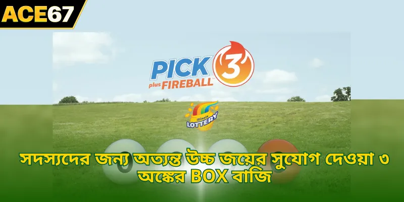 সদস্যদের জন্য অত্যন্ত উচ্চ জয়ের সুযোগ দেওয়া ৩ অঙ্কের box বাজি