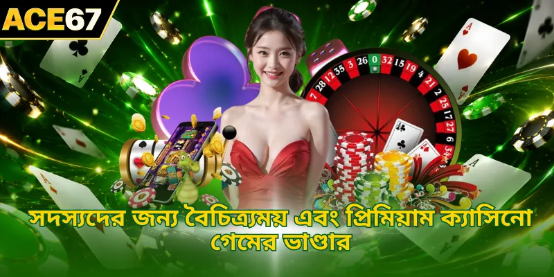 সদস্যদের জন্য বৈচিত্র্যময় এবং প্রিমিয়াম ক্যাসিনো গেমের ভাণ্ডার